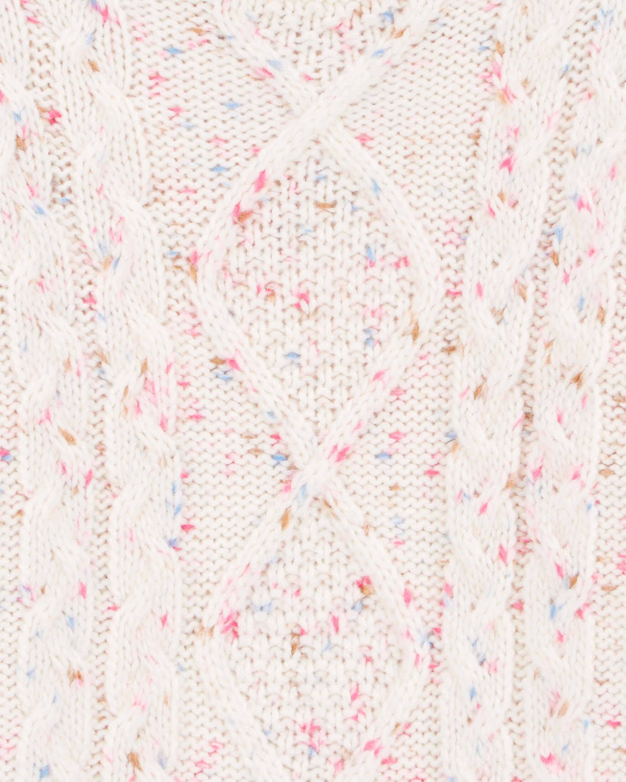 Cream Toddler Confetti Cable Knit Sweater Carter s Oshkosh Canada