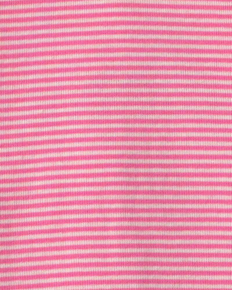 B&eacute;b&eacute; fille - Pyjama ajust&eacute; 4 pi&egrave;ces en 100 % coton &agrave; motif animaux domestiques &ndash; Rose/Cr&egrave;me, image 2 sur 3 diapositives