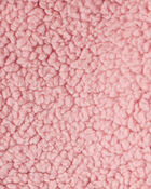 Baby Girl 3-Piece Bear Sherpa Long-Sleeve Bodysuit & Pant Set - Pink, image 4 of 5 slides