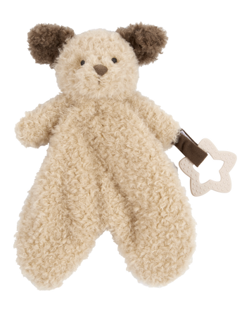Baby Puppy Plush With Teether, 