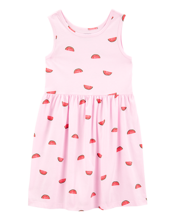 Kid Watermelon Tank Romper, 