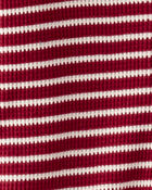 Bébé - Pyjamas de sommeil et de jeu en tricot gaufré rayé en coton biologique, image 3 sur 3 diapositives