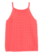 Kid Orange Knit Tank Top , image 1 of 4 slides