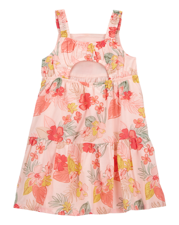 Toddler Floral Tiered Dress, 