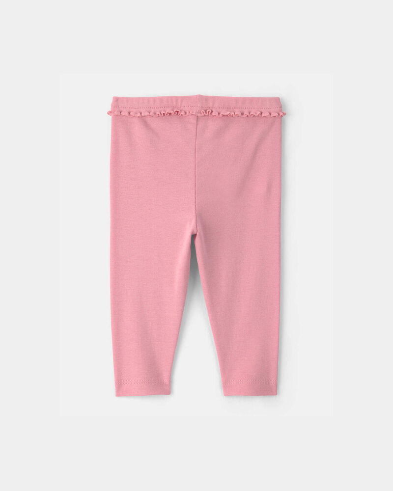 Baby Girl 2-Pack Cotton Pants - Pink, image 2 of 5 slides