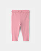 Baby Girl 2-Pack Cotton Pants - Pink, image 2 of 5 slides