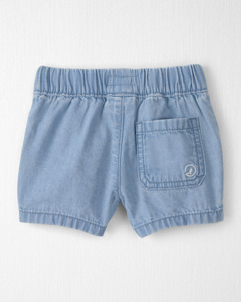 B&eacute;b&eacute; - Short en chambray de coton biologique, image 2 sur 4 diapositives