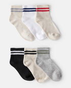 Boys 6-Pack Ankle Socks, image 1 of 2 slides