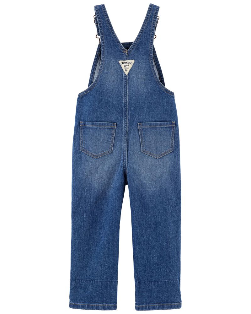 Roskiky Salopette En Denim Extensible Femme - Coupe Droite Bretelles Réglables