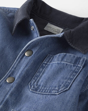 Tout-petit - Blouson d&rsquo;&eacute;curie en denim de coton biologique, 