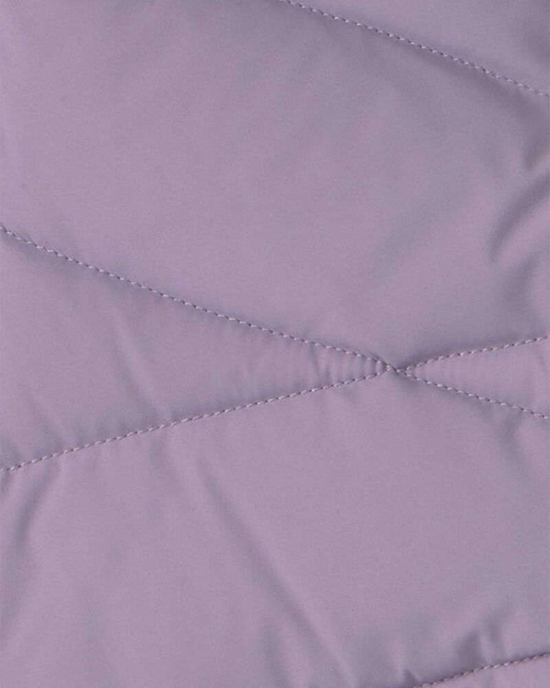 Girls  Bubble Urban Jacket- Purple, image 3 of 4 slides