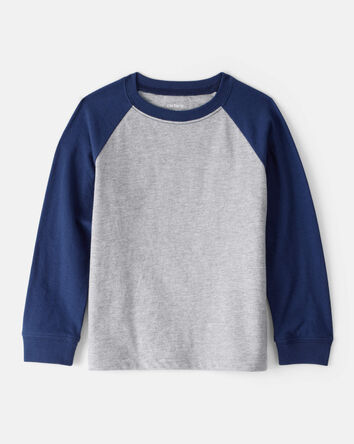 Tout-petit garçon - T-shirt raglan à manches longues - Gris, 