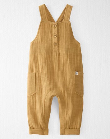 Baby Organic Cotton Gauze Overalls, 