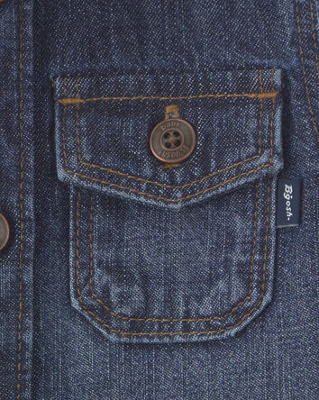Baby Boy Denim Button-Down Shirt - Indigo, 