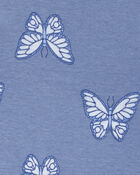 Bébé Emballage de 5 cache-couches à manches courtes à motifs de papillons, image 2 sur 8 diapositives