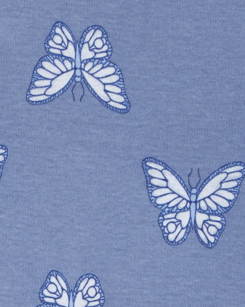 Bébé Emballage de 5 cache-couches à manches courtes à motifs de papillons, 