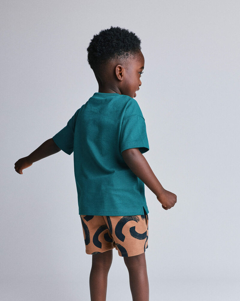 Toddler Relaxed Tee - Green, image 4 of 6 slides