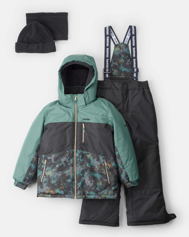 Gar&ccedil;ons - Habit de neige 2 pi&egrave;ces Taslan de couleurs contrastantes, image 1 sur 13 diapositives