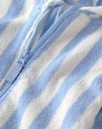 Baby Organic Cotton Cover Up in Stripes, 