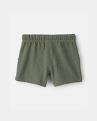 Baby Boy French Terry Shorts - Green, image 2 of 4 slides