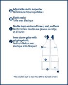 Gar&ccedil;ons - Habit de neige 2 pi&egrave;ces Taslan de couleurs contrastantes, image 10 sur 13 diapositives