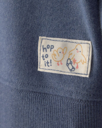 Toddler Boy Easter French Terry Pullover Sweatshirt - Blue, 