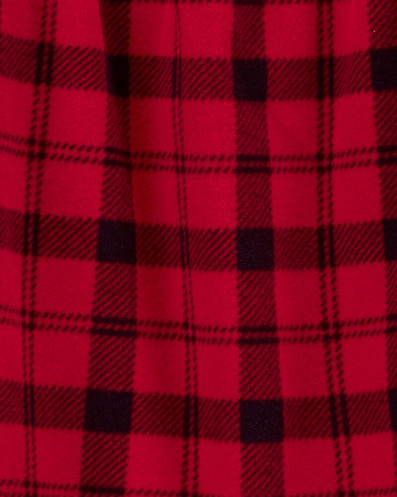 Plaid Fleece Nightgown, image 2 of 3 slides