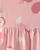 Baby Girl Apple Short-Sleeve Dress - Pink, image 3 of 4 slides