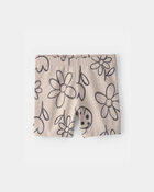Baby Girl Floral Ladybug Bike Shorts - Brown, image 1 of 4 slides