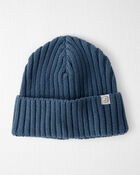 Baby Organic Cotton Sweater Knit Beanie, image 1 of 3 slides