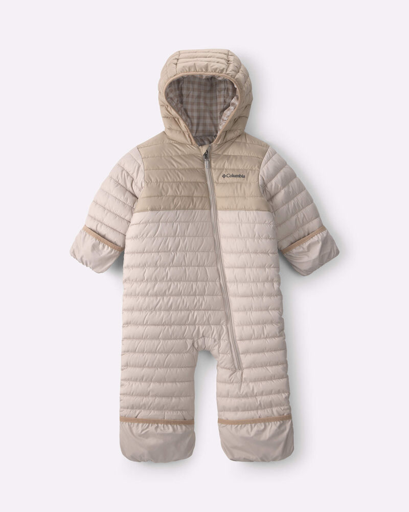 Baby Boy Columbia Powder Lite&trade; II Reversible Bunting- Beige, image 1 of 5 slides