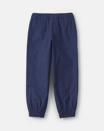 Boys Twill Joggers - Navy Blue, 