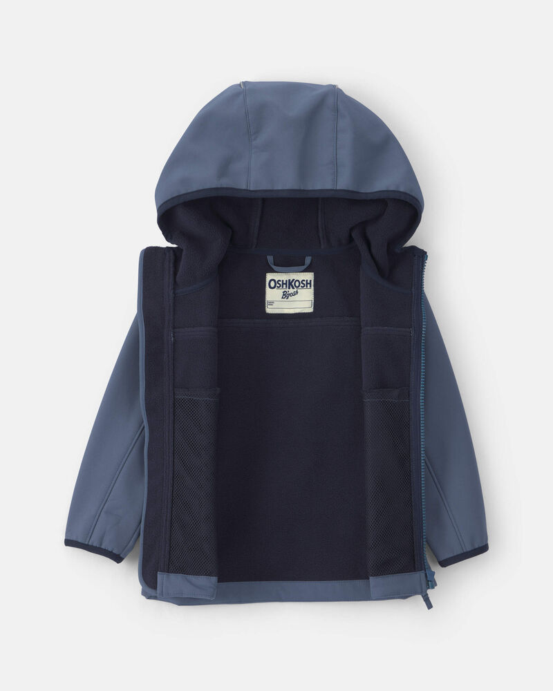 Baby Boy  Quilted Mid Weight Jacket- Blue, image 2 of 4 slides