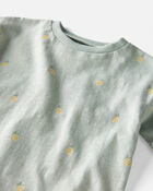 Bébé T-shirt en coton biologique imprimé ananas, image 2 sur 4 diapositives