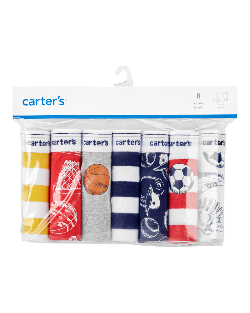 7-Pack Cotton Briefs, image 2 of 3 slides