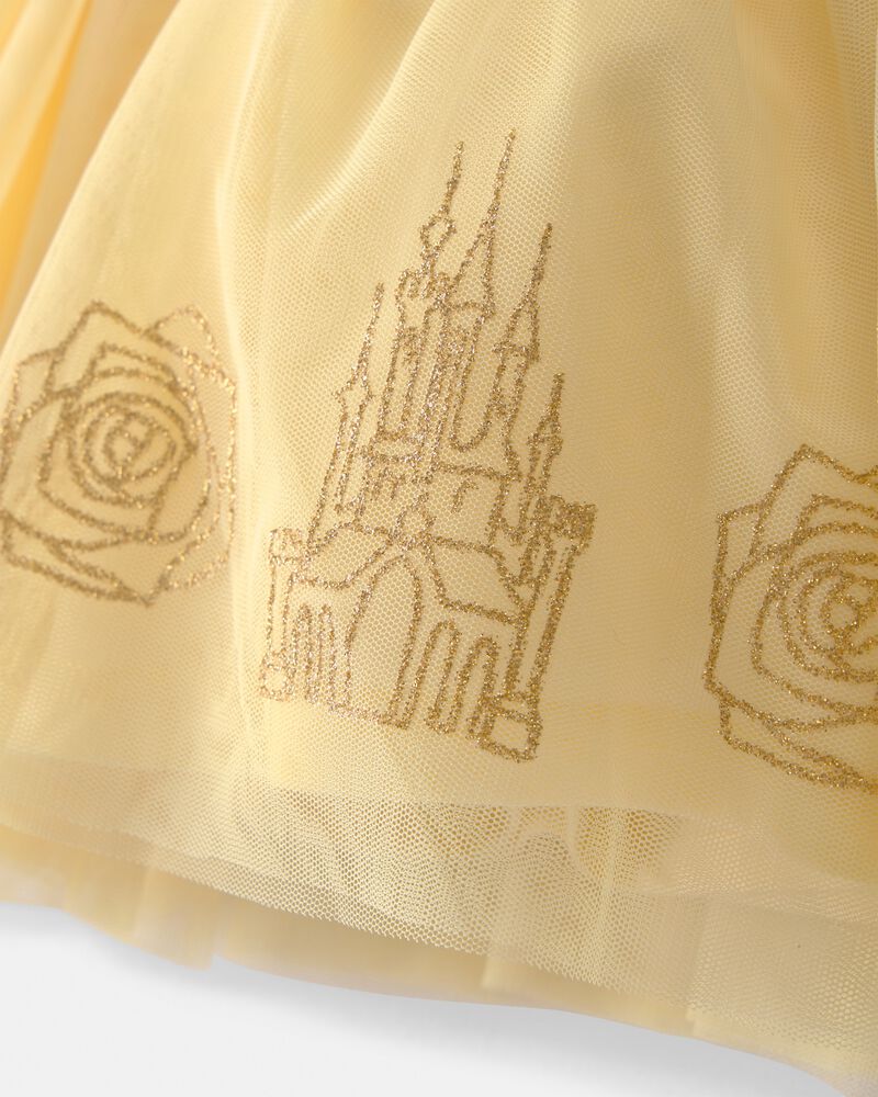Tout-petit fille - Jupe-short en tulle scintillant Disney&copy; Belle - Jaune, image 3 sur 5 diapositives