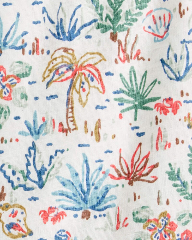 Toddler 2-Pack Organic Cotton Tropical Knit Tanks, image 4 of 4 slides