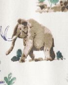 Kid Dinosaur Print Organic Cotton 2-Piece Pyjamas, image 3 of 4 slides