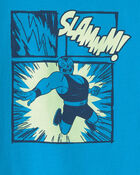 Boys 'Slam' Long-Sleeve Graphic Tee - Blue, image 2 of 3 slides