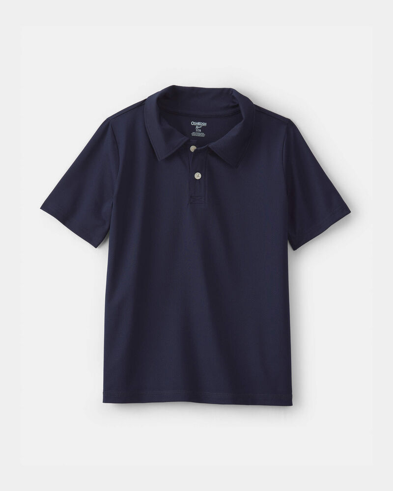 Boys Active Uniform Polo Shirt - Navy, image 1 of 3 slides