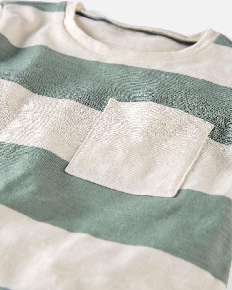 Toddler 3-Pack Organic Cotton Pocket Tees, image 2 of 4 slides