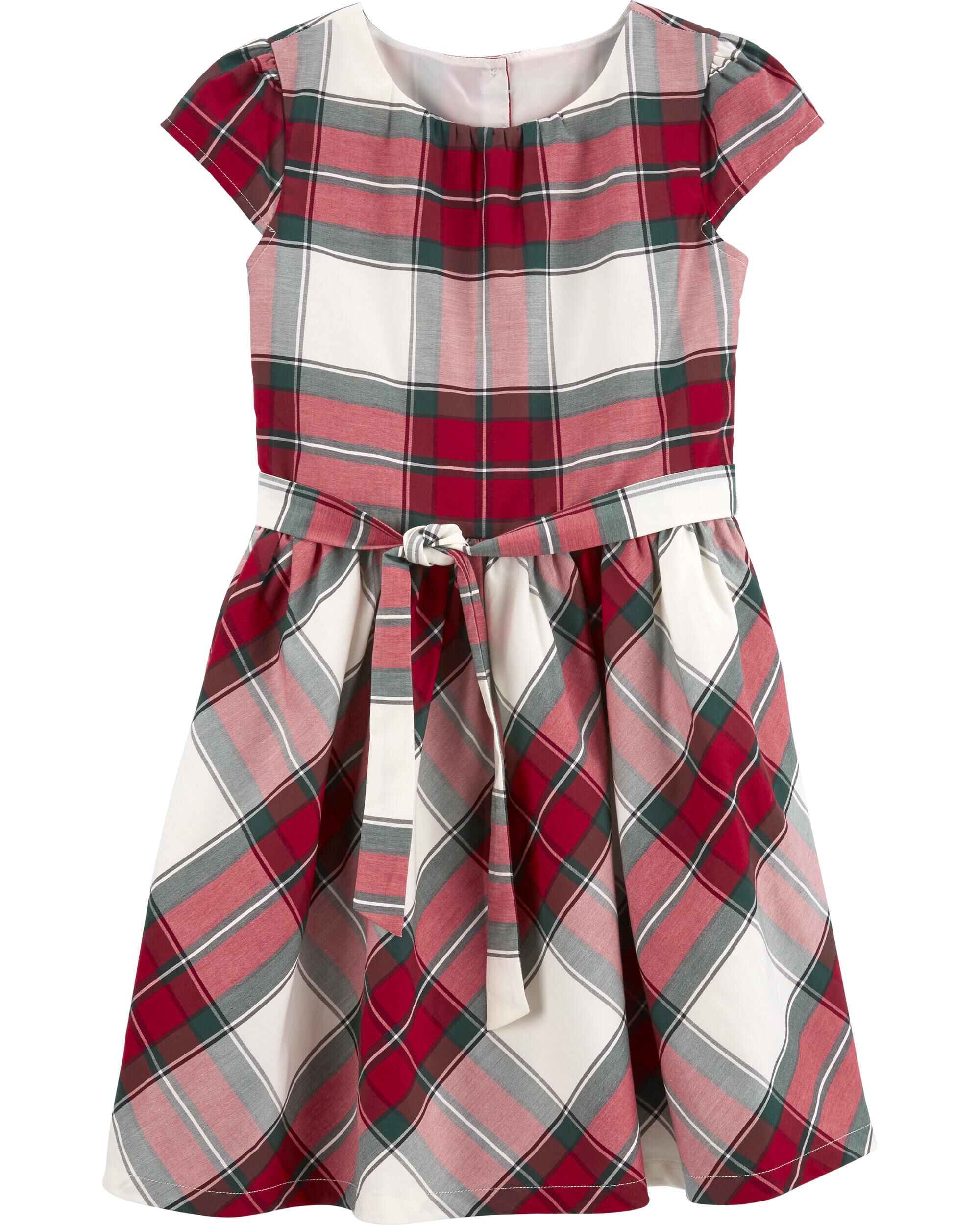Red plaid dress canada store