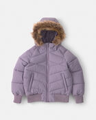 Girls  Bubble Urban Jacket- Purple, image 1 of 4 slides