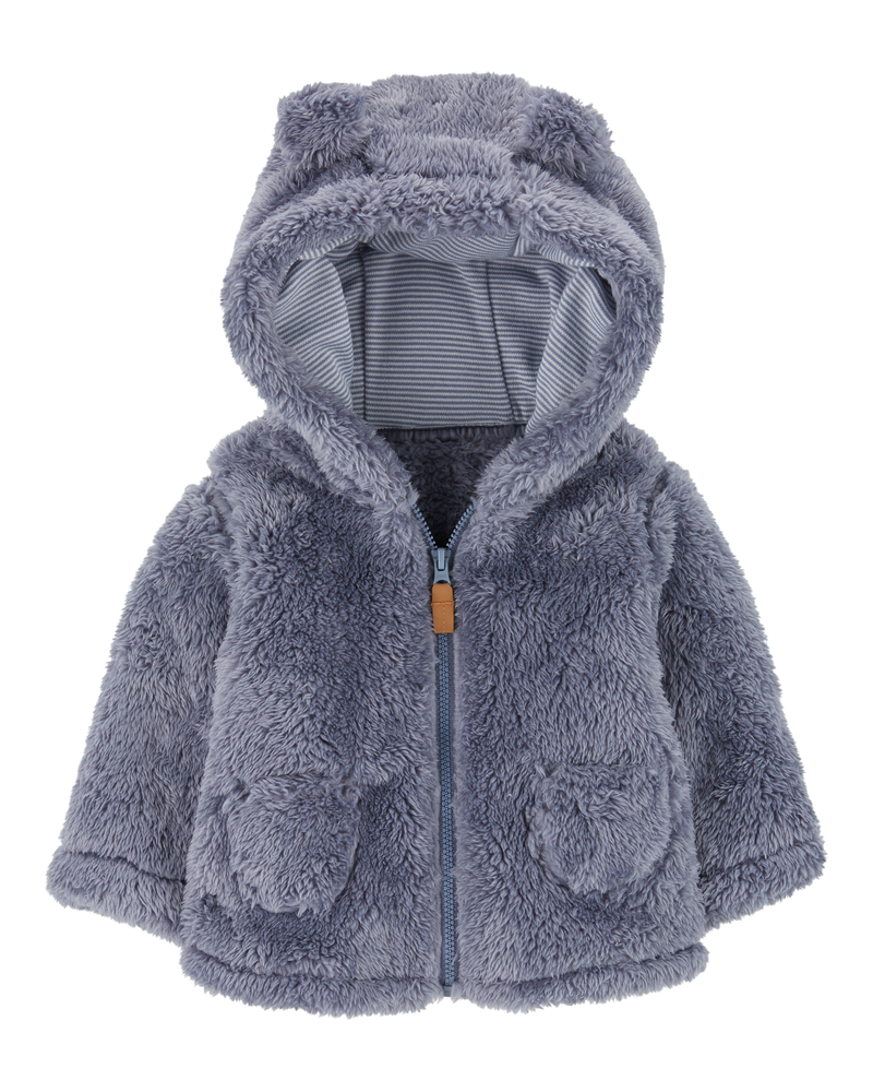 Baby Boys Baby Sherpa Hooded Jacket 18M Carter s