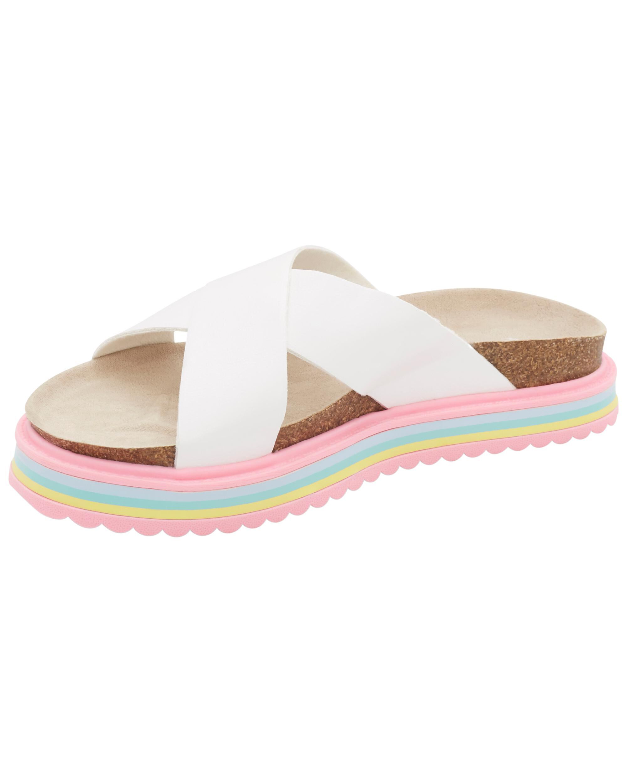 Kids rainbow sandals sales
