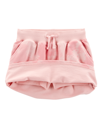 Kid Drawstring Cloud Dye Skort, 