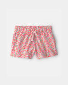 Toddler Girl Floral French Terry Shorts, image 1 of 4 slides