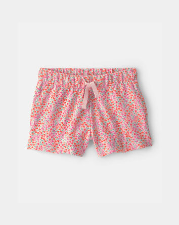 Toddler Girl Floral French Terry Shorts, 