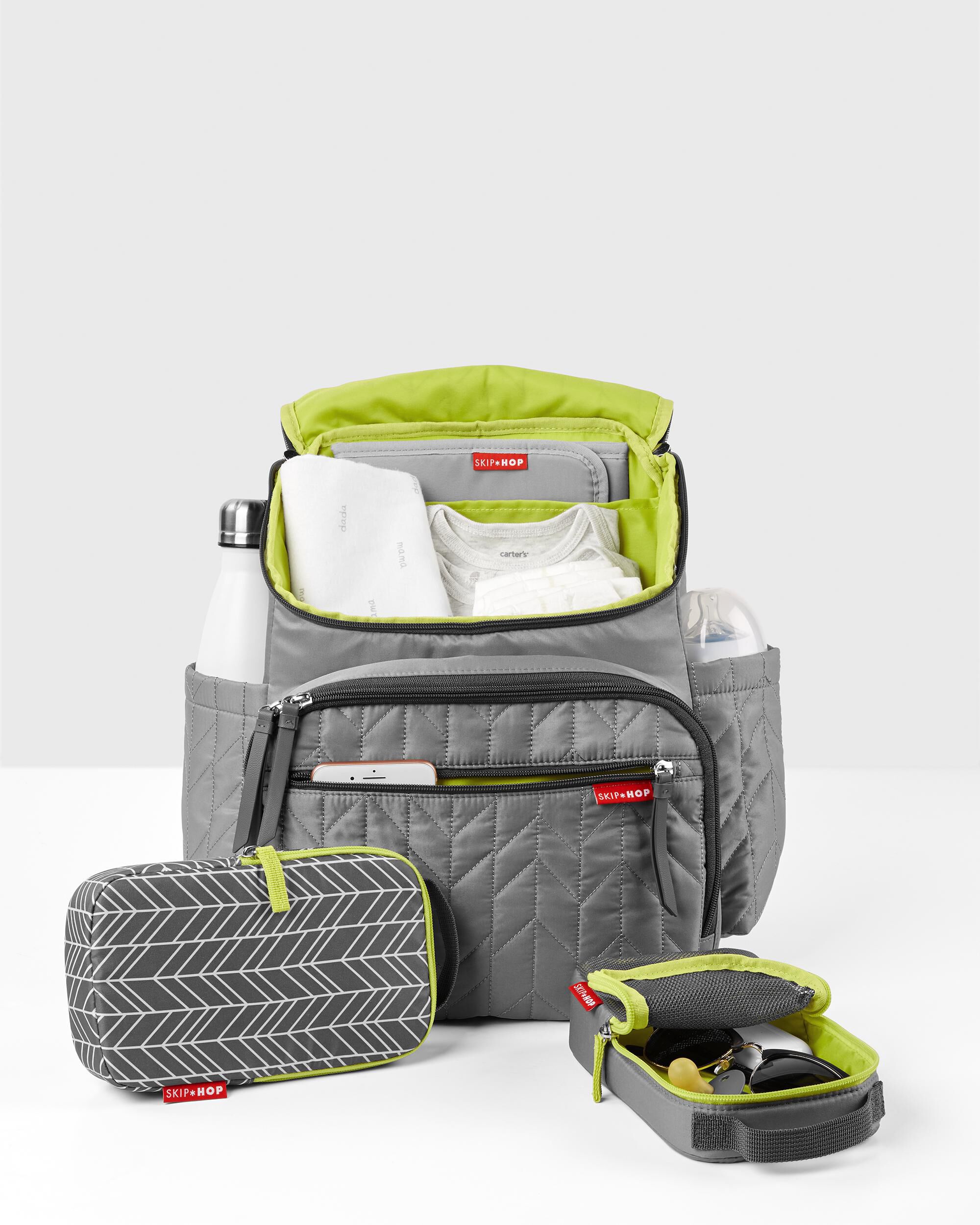 Grey skip hop discount diaper bag