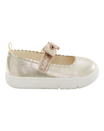  Every Step&reg; First Walker Mary Jane Shoes - Gold, 